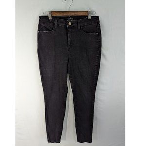 Talbots Womens High Rise Jegging Jeans Black 8